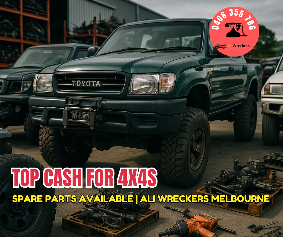 4x4 Vehicle Dismantlers & Used Parts Experts – Ali Wreckers Melbourne